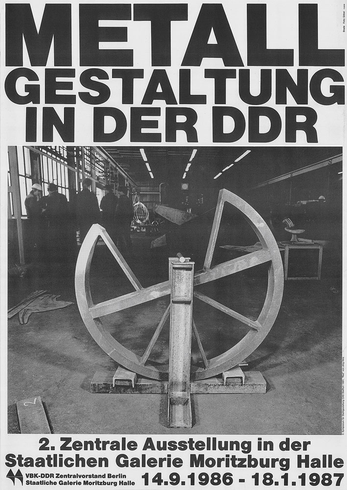 1986/87 | Metallgestaltung in der DDR, 2. Zentrale Ausstellung | Staatliche Galerie Moritzburg, Halle (Saale) | Archiv Christian Roehl, Potsdam
